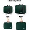 imageMATEIN Electronics Organizer Travel Case Water Resistant Cable Organizer Bag for Travel Essentials Tech Gifts for Men Storage Bag as Accessories for Phone Cord Tablet BlackDark Green