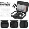 imageMATEIN Electronics Organizer Travel Case Water Resistant Cable Organizer Bag for Travel Essentials Tech Gifts for Men Storage Bag as Accessories for Phone Cord Tablet BlackAntique Black