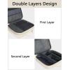 imageMATEIN Electronics Organizer Travel Case Water Resistant Cable Organizer Bag for Travel Essentials Tech Gifts for Men Storage Bag as Accessories for Phone Cord Tablet BlackWhite