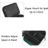 imageMATEIN Electronics Organizer Travel Case Water Resistant Cable Organizer Bag for Travel Essentials Tech Gifts for Men Storage Bag as Accessories for Phone Cord Tablet BlackDark Green