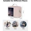 imageMATEIN Electronics Organizer Travel Case Water Resistant Cable Organizer Bag for Travel Essentials Tech Gifts for Men Storage Bag as Accessories for Phone Cord Tablet BlackPink