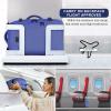 imageMATEIN Expandable Travel Backpack for Women 50L Carry on Backpack with Wet Bag Flight Approved Luggage Daypack Suitcase Large Weekender Bag Water Resistant Lightweight Daypack Gift for Travel WomenPeriwinkle Blue