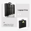 imageMATEIN Garment Bag for Travel Large Carry on Garment Bags with Strap for Business Waterproof Hanging Suit Luggage Bag for Men Women Wrinkle Free Suitcase Cover for Shirts Dresses Coats BlackBlack