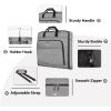 imageMATEIN Garment Bag for Travel Large Carry on Garment Bags with Strap for Business Waterproof Hanging Suit Luggage Bag for Men Women Wrinkle Free Suitcase Cover for Shirts Dresses Coats BlackGrey