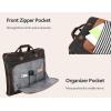 imageMATEIN Garment Bag for Travel Large Carry on Garment Bags with Strap for Business Waterproof Hanging Suit Luggage Bag for Men Women Wrinkle Free Suitcase Cover for Shirts Dresses Coats BlackBlack Stripe