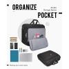 imageMATEIN Garment Bags for Travel Large Double Layer Suit Bags with Shoulder Strap for Men Women Foldable Carry On Garment Bags for Hanging Clothes Convertible Business Luggage Weekender Bags BlackBlack