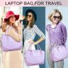 imageMATEIN Laptop Bag for Women 156 inch Computer Briefcase Sleeve Case Large Water Resistant Cute Messenger Work Tote Bible Temple Bag Crossbody for Teen Girls School College Office Travel Gifts PinkPurple