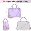 imageMATEIN Laptop Bag for Women 156 inch Computer Briefcase Sleeve Case Large Water Resistant Cute Messenger Work Tote Bible Temple Bag Crossbody for Teen Girls School College Office Travel Gifts PinkPurple