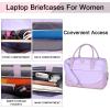 imageMATEIN Laptop Bag for Women 156 inch Computer Briefcase Sleeve Case Large Water Resistant Cute Messenger Work Tote Bible Temple Bag Crossbody for Teen Girls School College Office Travel Gifts PinkPurple