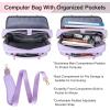 imageMATEIN Laptop Bag for Women 156 inch Computer Briefcase Sleeve Case Large Water Resistant Cute Messenger Work Tote Bible Temple Bag Crossbody for Teen Girls School College Office Travel Gifts PinkPurple