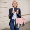 imageMATEIN Laptop Bag for Women 156 inch Slim Computer Briefcase Sleeve Case Lightweight Cute Girly Messenger Shoulder Carrying Work Tote Bag with Rfid Pocket Sister Gifts for School Girl Office PinkPink