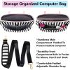 imageMATEIN Laptop Bag for Women 156 inch Slim Computer Briefcase Sleeve Case Lightweight Cute Girly Messenger Shoulder Carrying Work Tote Bag with Rfid Pocket Sister Gifts for School Girl Office PinkPink