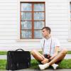 imageMATEIN Messenger Bag for Men Briefcases Lightweight Mens Laptop Bag Crossbody School Satchel Bags Computer Work Office BagBlack