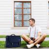 imageMATEIN Messenger Bag for Men Briefcases Lightweight Mens Laptop Bag Crossbody School Satchel Bags Computer Work Office BagBlue