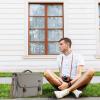 imageMATEIN Messenger Bag for Men Briefcases Lightweight Mens Laptop Bag Crossbody School Satchel Bags Computer Work Office BagBrown