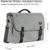imageMATEIN Messenger Bag for Men Briefcases Lightweight Mens Laptop Bag Crossbody School Satchel Bags Computer Work Office BagGrey