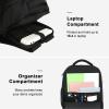 imageMATEIN Travel Laptop Backpack 17 Inch Flight Approved Carry on Backpack for Men ampamp Women 40L Water Resistant AntiTheft Luggage Daypack Business College Weekender Overnight Travel Bag GrayBlack