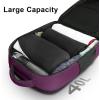 imageMATEIN Travel Laptop Backpack 17 Inch Flight Approved Carry on Backpack for Men ampamp Women 40L Water Resistant AntiTheft Luggage Daypack Business College Weekender Overnight Travel Bag GrayPurple