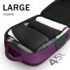 imageMATEIN Travel Laptop Backpack 17 Inch Flight Approved Carry on Backpack for Men ampamp Women 40L Water Resistant AntiTheft Luggage Daypack Business College Weekender Overnight Travel Bag GrayPurple