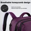 imageMATEIN Travel Laptop Backpack 17 Inch Flight Approved Carry on Backpack for Men ampamp Women 40L Water Resistant AntiTheft Luggage Daypack Business College Weekender Overnight Travel Bag GrayPurple