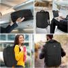 imageMATEIN Travel Laptop Backpack 17 Inch Flight Approved Carry on Backpack for Men ampamp Women 40L Water Resistant AntiTheft Luggage Daypack Business College Weekender Overnight Travel Bag GrayBlack