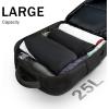 imageMATEIN Travel Laptop Backpack 17 Inch Flight Approved Carry on Backpack for Men ampamp Women 40L Water Resistant AntiTheft Luggage Daypack Business College Weekender Overnight Travel Bag GrayBlack