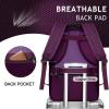 imageMATEIN Travel Laptop Backpack 17 Inch Flight Approved Carry on Backpack for Men ampamp Women 40L Water Resistant AntiTheft Luggage Daypack Business College Weekender Overnight Travel Bag GrayPurple