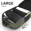 imageMATEIN Travel Laptop Backpack 17 Inch Flight Approved Carry on Backpack for Men ampamp Women 40L Water Resistant AntiTheft Luggage Daypack Business College Weekender Overnight Travel Bag GrayGreen