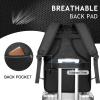 imageMATEIN Travel Laptop Backpack 17 Inch Flight Approved Carry on Backpack for Men ampamp Women 40L Water Resistant AntiTheft Luggage Daypack Business College Weekender Overnight Travel Bag GrayBlack