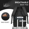 imageMATEIN Travel Laptop Backpack 17 Inch Flight Approved Carry on Backpack for Men ampamp Women 40L Water Resistant AntiTheft Luggage Daypack Business College Weekender Overnight Travel Bag GrayBlack