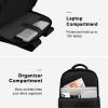 imageMATEIN Travel Laptop Backpack 17 Inch Flight Approved Carry on Backpack for Men ampamp Women 40L Water Resistant AntiTheft Luggage Daypack Business College Weekender Overnight Travel Bag GrayBlack
