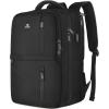 imageMATEIN Travel Laptop Backpack 17 Inch Flight Approved Carry on Backpack for Men ampamp Women 40L Water Resistant AntiTheft Luggage Daypack Business College Weekender Overnight Travel Bag GrayBlack
