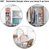 imageMATEIN Travel Toiletry Bag for Women 9L Faux Leather Hanging Makeup Bag with Metal Snap Handle Large Waterproof Cosmetic Bags Multiple Traveling Organizer Container for Toiletries Accessories PinkAustere Pink
