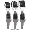 imageMATEIN Mini Backpack for Women Waterproof Stylish Daypack Purse Shoulder Bag with USB Charging Port Lightweight Small Casual Daily Travel Backpack Lady Girls Gifts for Work School 2pcs Sets BlackBlack