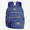imageMATEIN Mini Backpack for Women Waterproof Stylish Daypack Purse Shoulder Bag with USB Charging Port Lightweight Small Casual Daily Travel Backpack Lady Girls Gifts for Work School 2pcs Sets BlackBlue