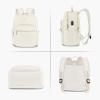 imageMATEIN Mini Backpack for Women Waterproof Stylish Daypack Purse Shoulder Bag with USB Charging Port Lightweight Small Casual Daily Travel Backpack Lady Girls Gifts for Work School 2pcs Sets BlackBeige