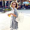 imageMATEIN Mini Backpack for Women Waterproof Stylish Daypack Purse Shoulder Bag with USB Charging Port Lightweight Small Casual Daily Travel Backpack Lady Girls Gifts for Work School 2pcs Sets BlackBeige