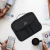 imageMATEIN Electronics Organizer Waterproof Travel Electronic Accessories Case Portable Double Layer Cable Storage Bag for Cord Charger Power Bank Flash Drive Phone Tablet SD Card Tablet Black