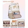 imageMATEIN Anti Theft Laptop Backpack Women 156 Inch College Travel Backpack with Theftproof Zippers ampamp RFID Pocket Water Resistant Work Commuter Bag with USB Port for Teacher Nurse BeigeKhaki