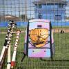 imageMATEIN Baseball Backpack Softball Bat Bag with Shoes Compartment for Youth Boys and Adult Lightweight Baseball Bag with Fence Hook Hold TBall Bat Batting Mitten Helmet Caps Teeball GearTie Dye