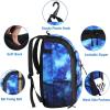 imageMATEIN Baseball Backpack Softball Bat Bag with Shoes Compartment for Youth Boys and Adult Lightweight Baseball Bag with Fence Hook Hold TBall Bat Batting Mitten Helmet Caps Teeball GearGalaxy Blue