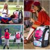 imageMATEIN Baseball Backpack Softball Bat Bag with Shoes Compartment for Youth Boys and Adult Lightweight Baseball Bag with Fence Hook Hold TBall Bat Batting Mitten Helmet Caps Teeball GearMulticolor
