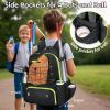 imageMATEIN Baseball Bat Bag for 4 Bats with Ball Pocket Lightweight Youth Baseball Backpack with Shoe Compartment Large Capacity Softball Equipment Bag with Fence Hook for TBall Gear Helmet GloveBlack