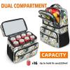 imageMATEIN Cooler Backpack 26 Cans Insulated Lunch Backpack for Men Women Leakproof Double Layer Lunch Cooler Bag Lightweight Soft Lunch Backpack with Cooler Compartment Beach Camping Hiking Beer GiftsMulticoloured