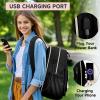 imageMATEIN Cute School Backpack for Teens Girls 156 Inch Kawaii College Backpack Corduroy Computer Bookbag with USB Charging Port TSA Lightweight Laptop Back Pack Aesthetic Preppy Kids Students PurpleBlack