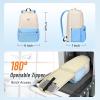 imageMATEIN Cute School Backpack for Teens Girls 156 Inch Lightweight Laptop backpack with Water Bottle Pocket Waterproof College Computer Bag Preppy Aesthetic Bookbag for Middle High School Students