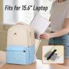 imageMATEIN Cute School Backpack for Teens Girls 156 Inch Lightweight Laptop backpack with Water Bottle Pocket Waterproof College Computer Bag Preppy Aesthetic Bookbag for Middle High School Students