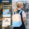 imageMATEIN Cute School Backpack for Teens Girls 156 Inch Lightweight Laptop backpack with Water Bottle Pocket Waterproof College Computer Bag Preppy Aesthetic Bookbag for Middle High School Students