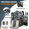 imageMATEIN Fishing Backpack with Tackle Boxes 3700 Extra Large Tackle Backpack with Rod Holders ampamp 4 Trays ampamp Rain CoverCamouflage