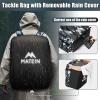 imageMATEIN Fishing Backpack with Tackle Boxes 3700 Extra Large Tackle Backpack with Rod Holders ampamp 4 Trays ampamp Rain CoverCamouflage